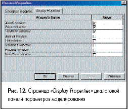 Страница «Display Properties»
