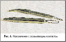 Наконечники с заземляющим контактом