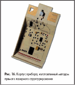 Корпус прибора, изготовленный методом прямого лазерного структурирования