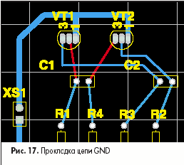 Прокладка цепи GND