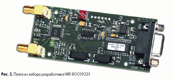 Плата из набора разработчика HRF-ROC09325
