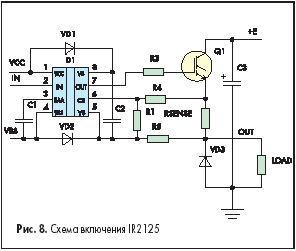 Схема включения IR2125